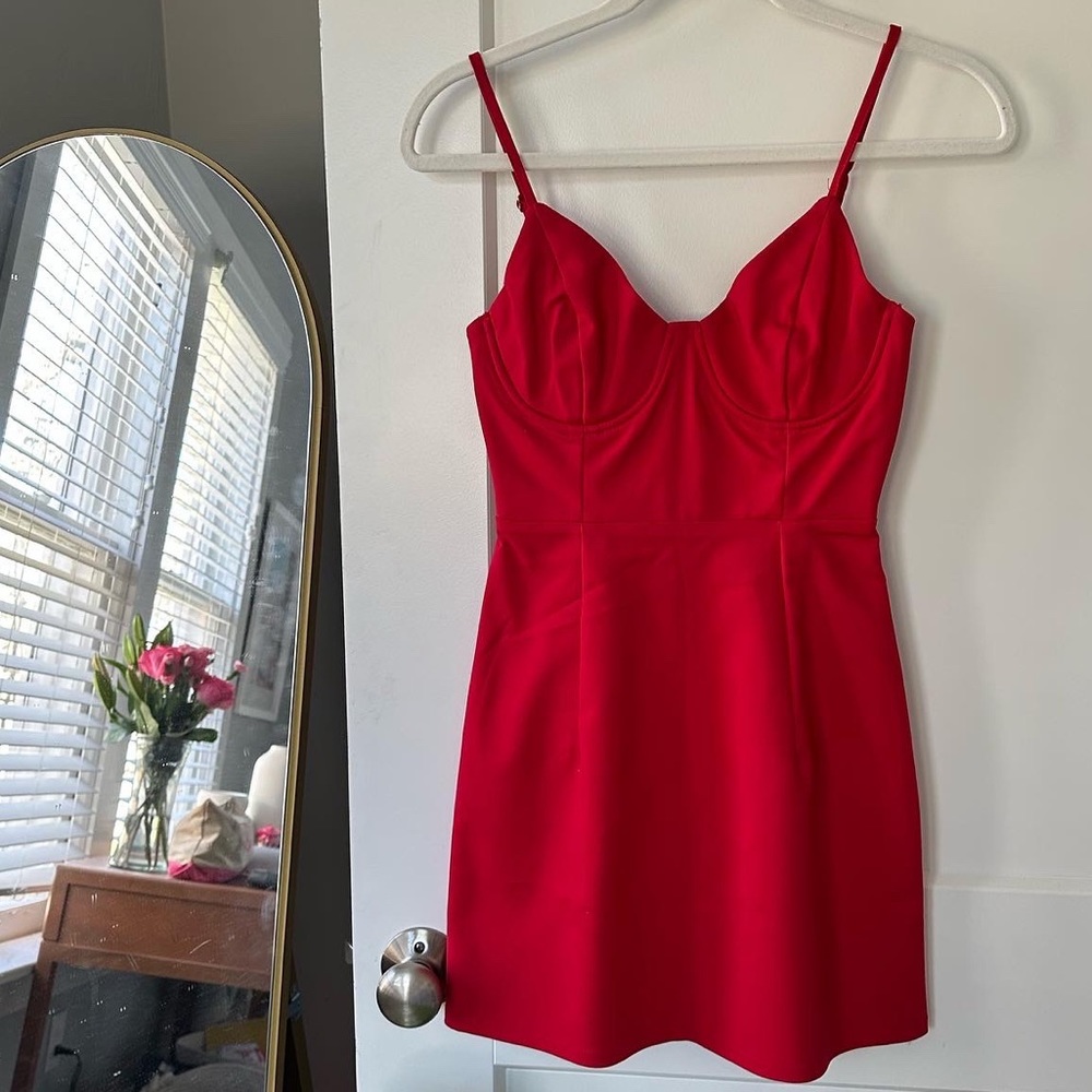 Red princess Polly dress